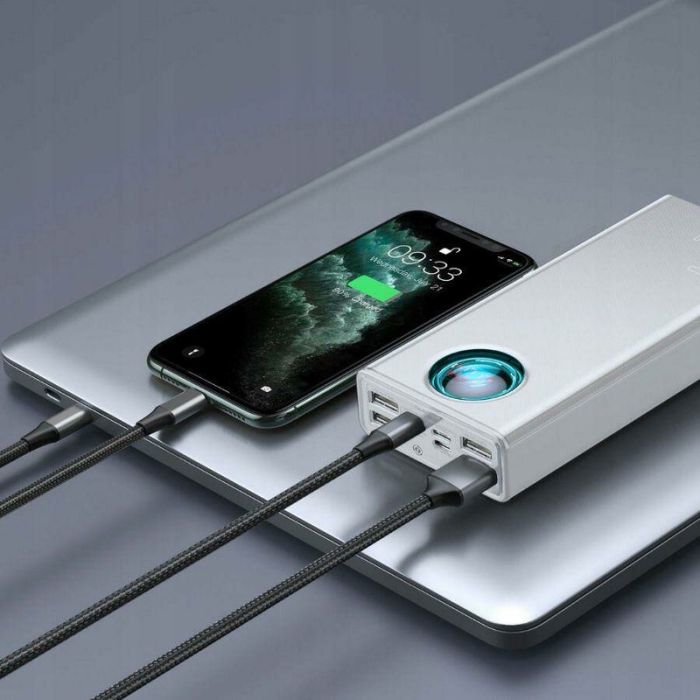 Baseus Amblight Digital Display Overseas 65W 30000mAh White (PPLG000102)