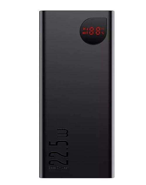 Baseus 20000 mAh 22.5WAdaman з швидкою зарядкою 2USB/1Type-C Чорний