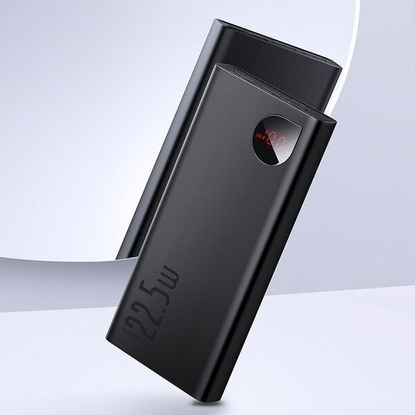 Baseus 20000 mAh 22.5WAdaman з швидкою зарядкою 2USB/1Type-C Чорний