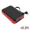 Baseus Mini S Digital Display 3A 10000 mAh Red (With IP Cable) (PPXF-E09) (2239459)