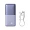 Baseus Bipow Pro 10000 mAh 22.5W with USB-A to USB-C 0.3m Cable Purple (PPBD040005)