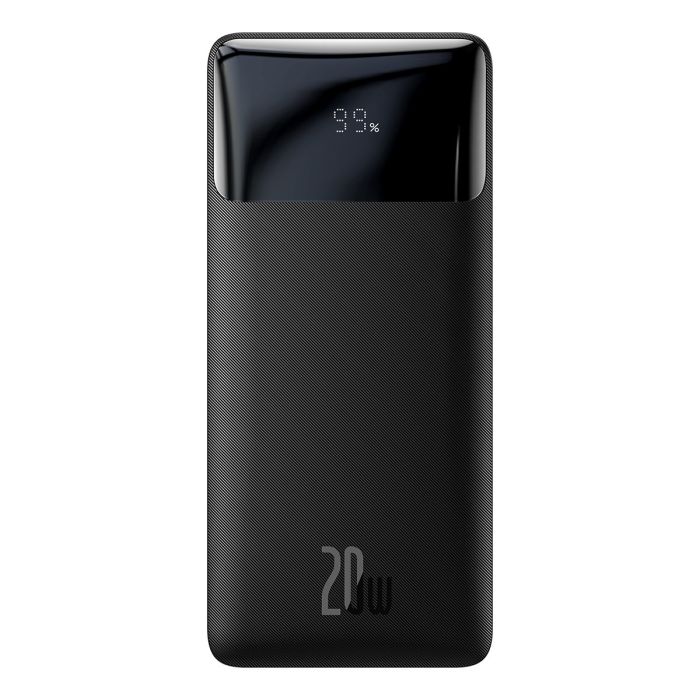 Baseus Bipow Fast Charging 20000 mAh 20W with USB-A to Micro-USB 0.25m Cable Black (PPBD050501)