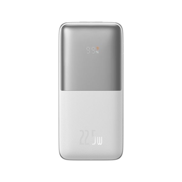 Портативний зарядний пристрій Baseus Bipow Pro 10000 mAh 22.5W with USB-A to USB-C 0.3m Cable White (PPBD040002)