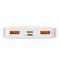 Baseus Bipow Fast Charging 10000 mAh 20W with USB-A to Micro-USB 0.25m Cable White (PPBD050502)