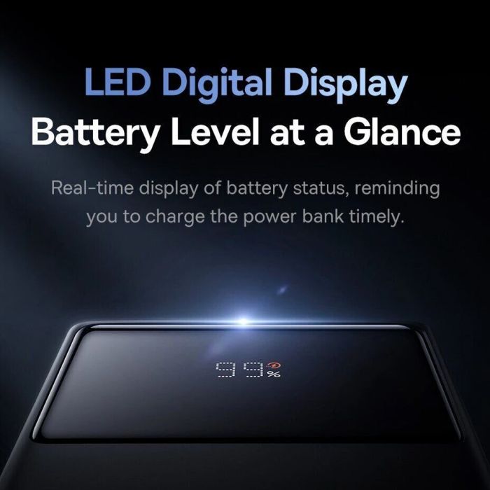 Baseus Star-Lord Digital Display Fast Charge 22.5W 30000 mAh Black (PPXJ060101)