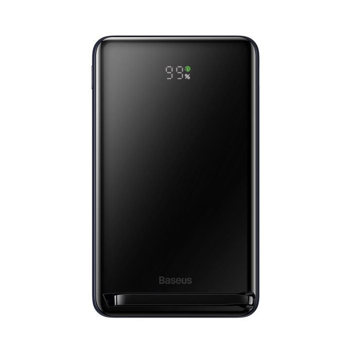 Baseus Magnetic Bracket Wireless Fast Charge 20W 10000 mAh with Cable Type-C to Type-C Blue (PPCX000203)