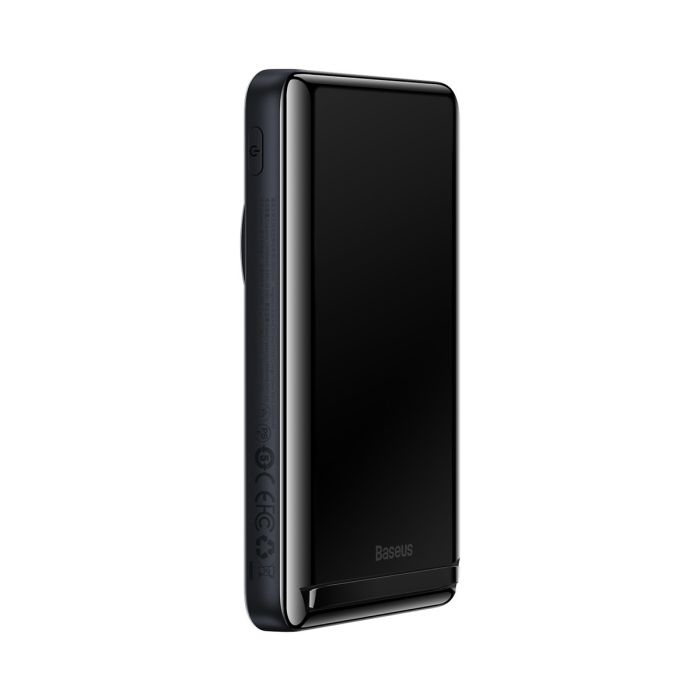 Baseus Magnetic Bracket Wireless Fast Charge 20W 10000 mAh with Cable Type-C to Type-C Blue (PPCX000203)