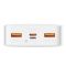 Baseus Bipow Fast Charging 20000 mAh 20W with USB-A to Micro-USB 0.25m Cable White (PPBD050302)