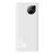 Baseus Adaman 2 Digital Display Fast Charge 10000 mAh 30W with USB-A to USB-C Cable White (PPAD040002)