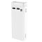 Hoco J62 30000 mAh портативная с фонариком 3xUSB White