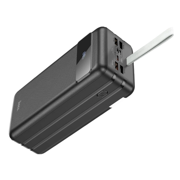 Hoco J86B PD20W+QC3.0 (22.5W) 60000 mAh портативная с фонариком 4xUSB Black