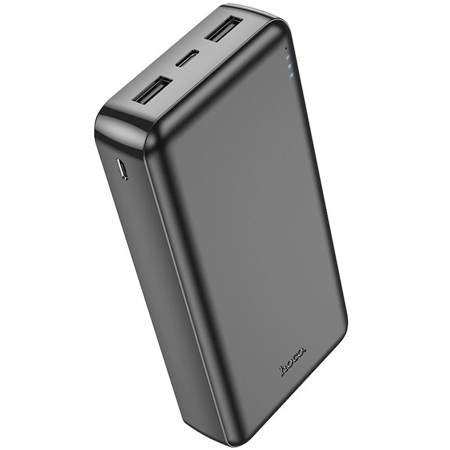Hoco J100A 20000 mAh портативная 2хUSB Black