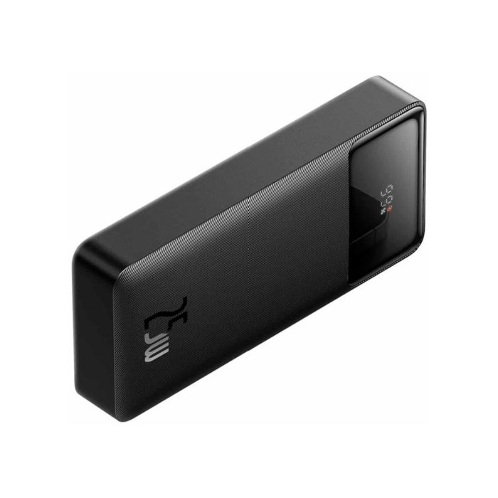 Baseus Bipow Digital Display 25W 20000 mAh 2xUSB/Type-C чорний