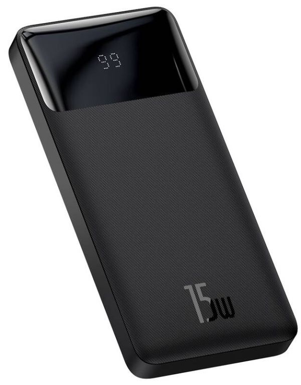 Портативне зарядне BASEUS BIPOW Overseas Digital Display PPBD050001 10000mAh 2USB/1Type-C 3A/15W QC