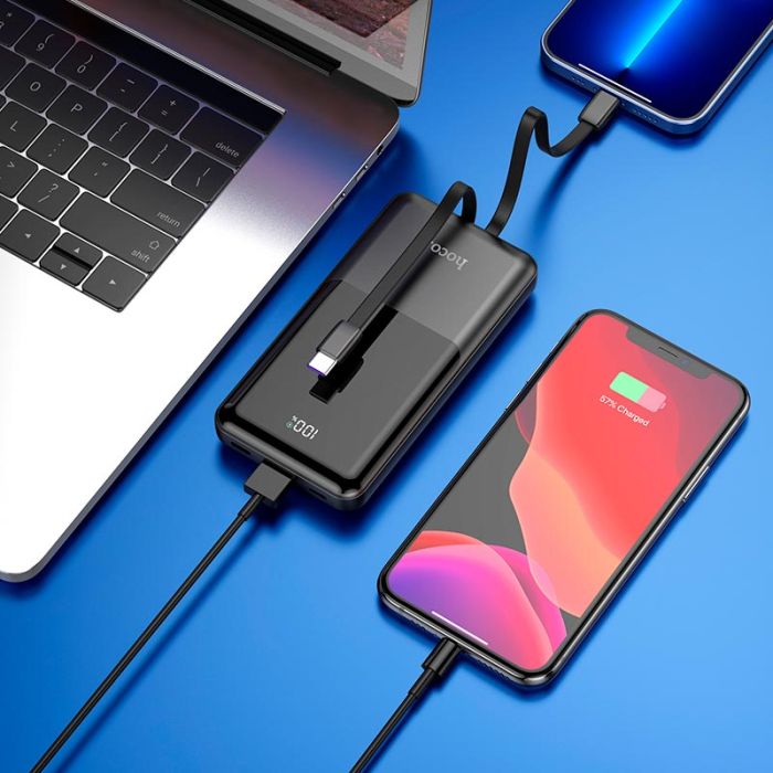 Hoco Shell 10000 mAh |1USB/Type-C/Lightning, QC/PD, 20W/5A|