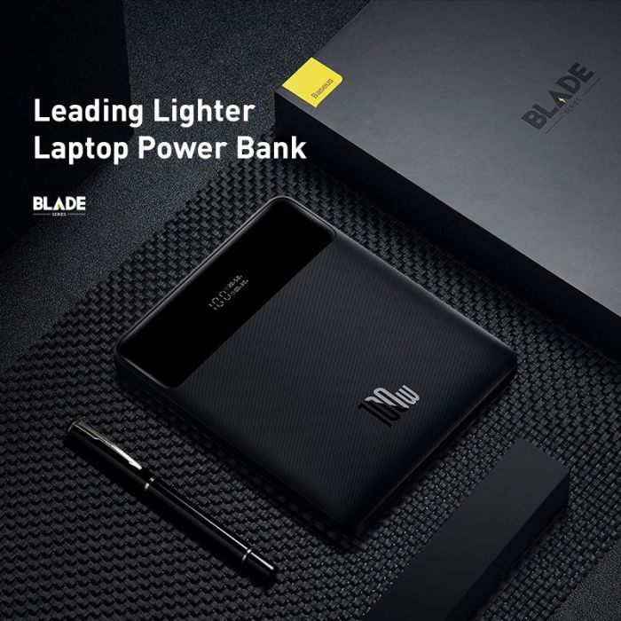 Павербанк BASEUS Power bank 20000mAh 2USB/2Type-C 100W/3A PD/QC PPDGL-01 black