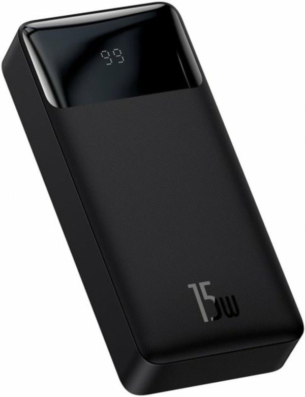 Зовнішній аккумулятор Baseus Bipow Digital Display Power Bank 20000mAh 15W Black (PPDML-J01)