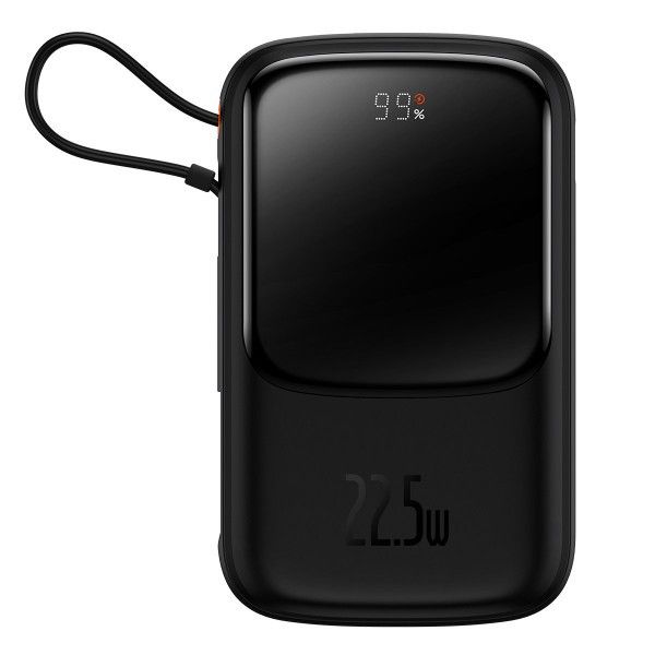 Baseus 20000 mAh 22.5Вт USB Type-C чорнийQpow PPQD040101