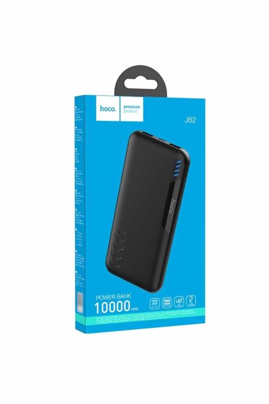 Power bank Hoco J82 10000mAh колір чорний Hoco ЦБ-00196938