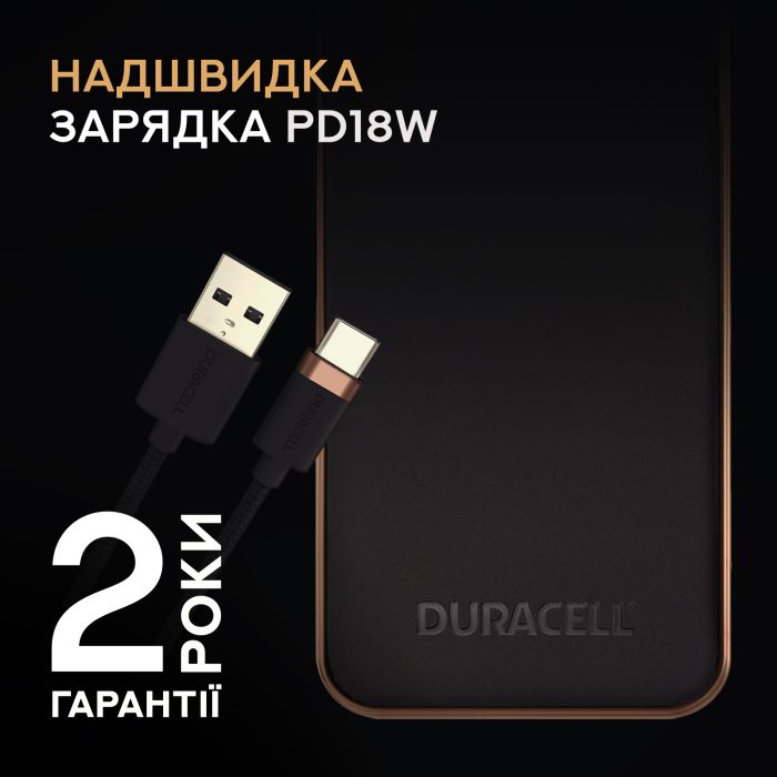Duracell CHARGE 10 10000 mAh 18W Black (DRPB3010A)