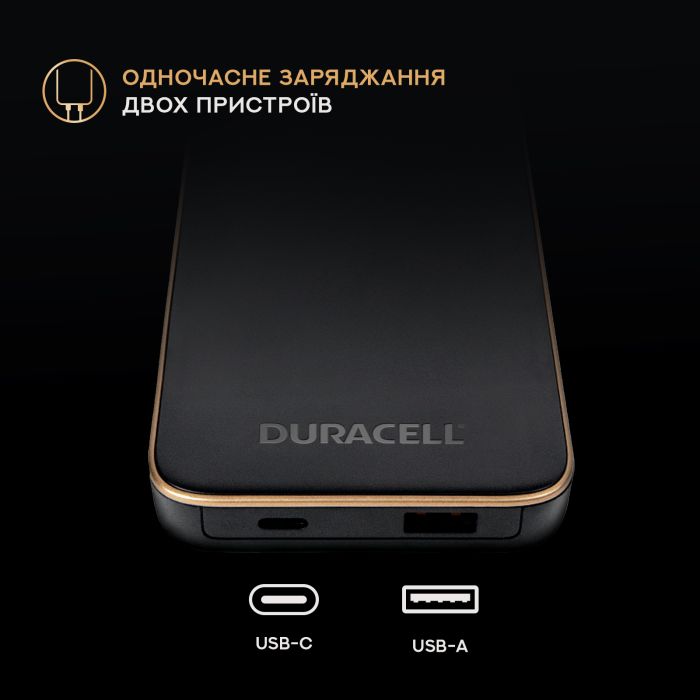 Duracell CHARGE 10 10000 mAh 18W Black (DRPB3010A)