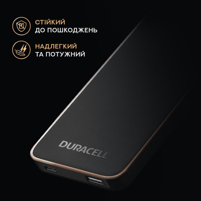 Duracell CHARGE 10 10000 mAh 18W Black (DRPB3010A)