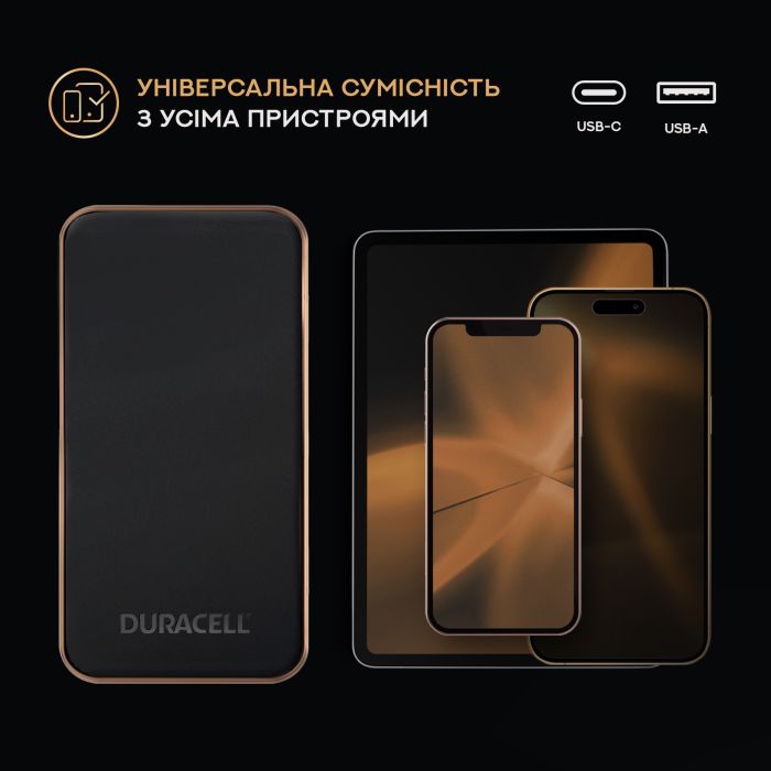 Duracell CHARGE 10 10000 mAh 18W Black (DRPB3010A)