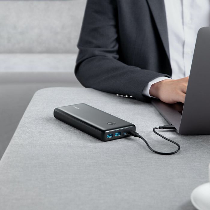 ANKER 25600 mAh PowerCore III Elite 87 Вт Чорний (A1291H11)