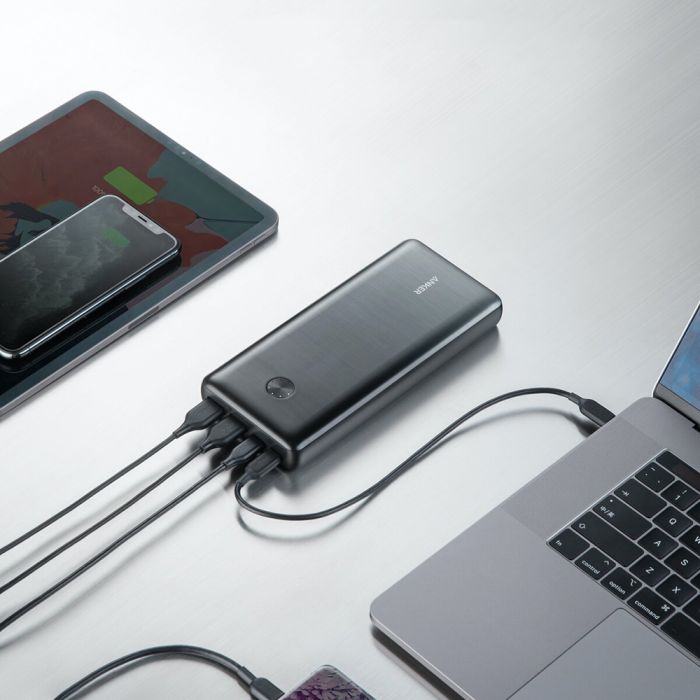 ANKER 25600 mAh PowerCore III Elite 87 Вт Чорний (A1291H11)