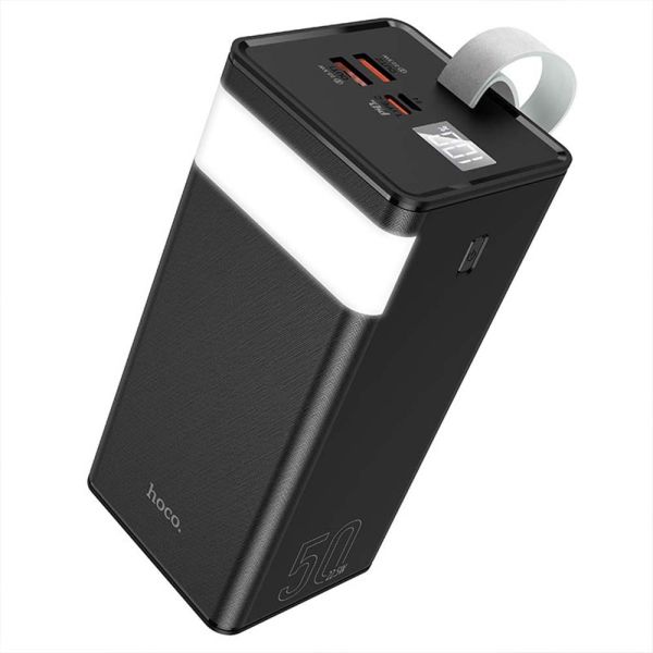 Портативний зарядний пристрій Power Bank HOCO J86A 50000 mAh PD20W+QC3.0 22.5W Чорний