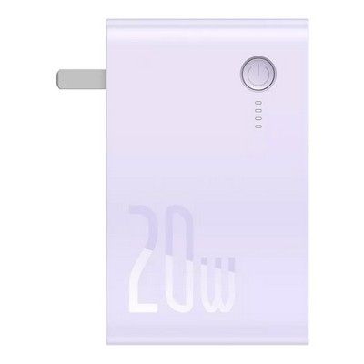 Baseus Power Station 2 Adaptor 10000 mAh 20W CN Purple (PPNL010005)