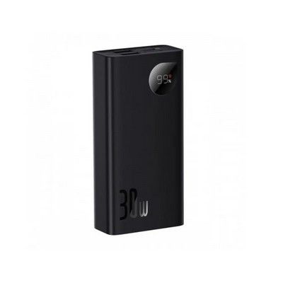 Baseus Adaman Metal Digital Display 10000 mAh 30W Black (PPAD040001)