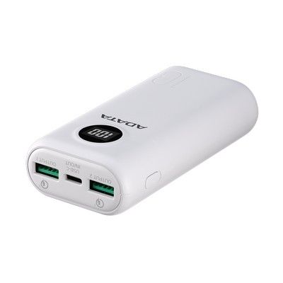 Adata Powerbank P10000QCD 10000 mAh QC/PD White (AP10000QCD-DGT-CWH)