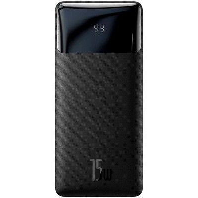 Baseus Bipow Digital Display Power Bank 10000mAh 15W Black Overseas Edition (PPBD050001)
