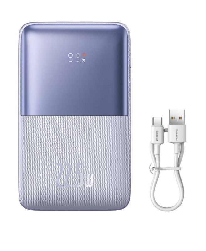 Baseus Bipow Pro 20000 mAh 22.5 OE PPBD040305 фіолетовий