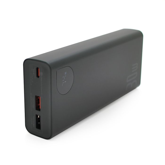 Baseus  Adaman2 Digital Display Fast Charge 20000 mAh 30W, 2*USB + Type-C, Black, Q20 PPAD040101