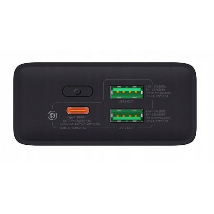 Baseus 10000 mAh Baseus 30W PPAD040101 Чорний