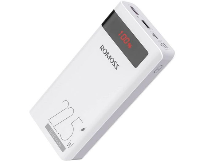 Romoss Sense8PF 30000 mAh QC 3.0 22,5Вт Білий (1009-584-01)