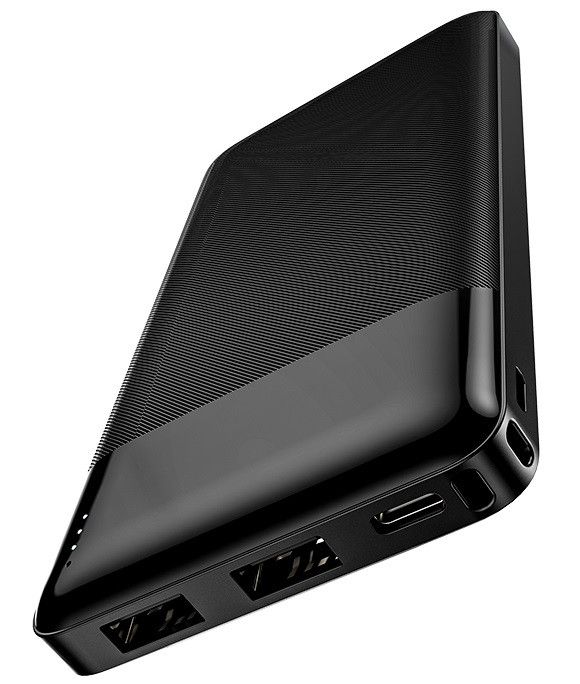 Hoco Easy travel 10000 mAh J72 2USB/1Type-C 2A чорний