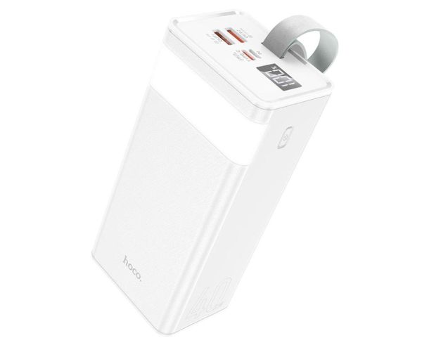 Портативна батарея з лампою Hoco J86 40000mAh 22.5W білий