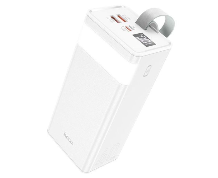 Hoco з лампою J86 40000 mAh 22.5W білий