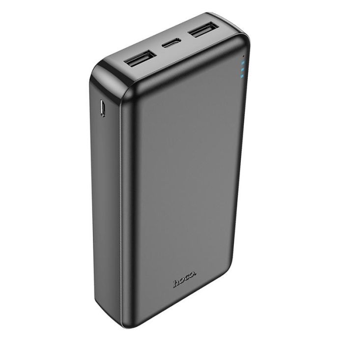 Hoco J100A 20000mAh чорний | 2USB/1Type-C, 10.5W, 2.1A |