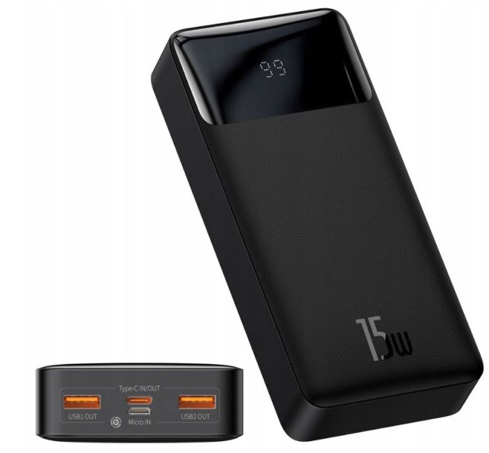 Baseus 20000 mAh 15W Чорний