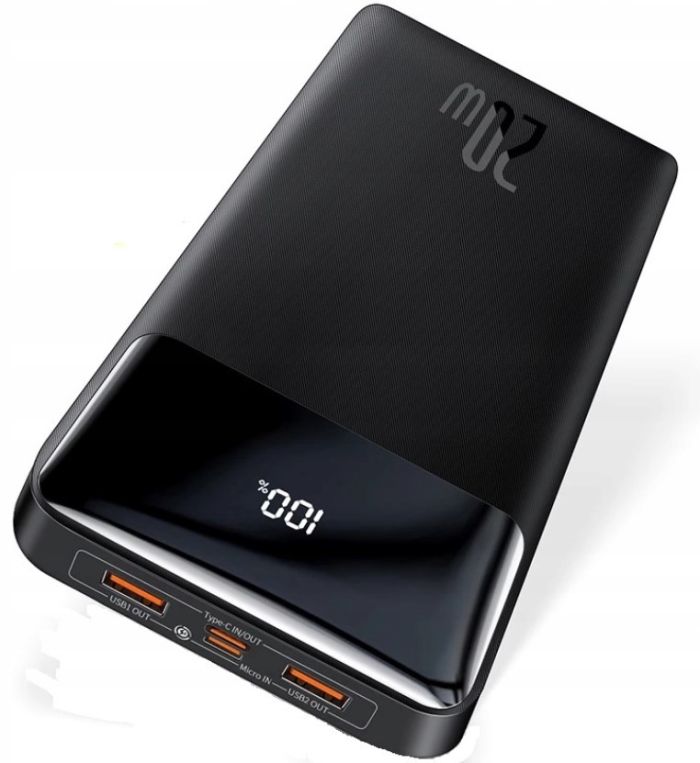 Baseus 10000 mAh 20W чорний