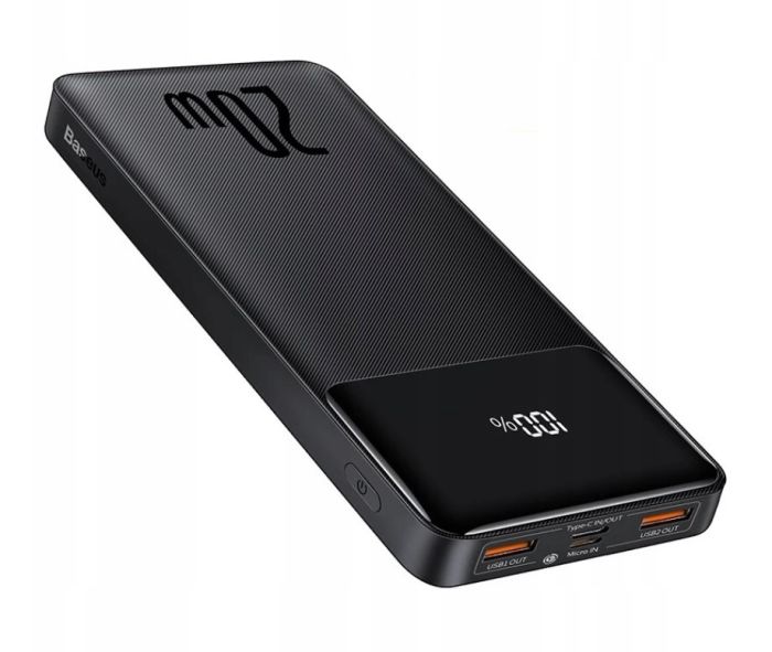 Baseus 10000 mAh 20W чорний