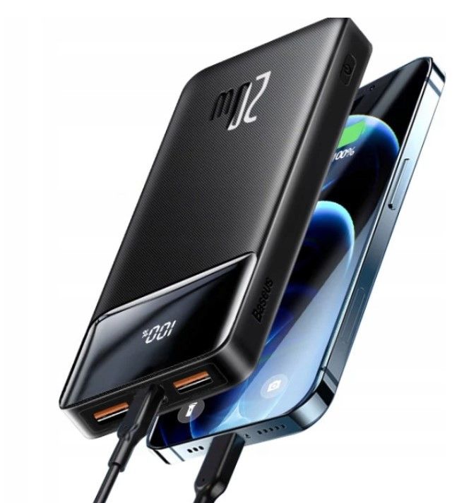 Baseus 10000 mAh 20W чорний