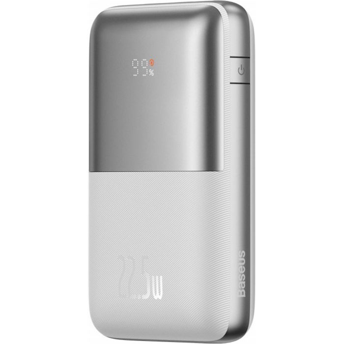 Baseus Bipow Pro Digital Display 20000 mAh PD 22.5W White (PPBD040302) [76343]