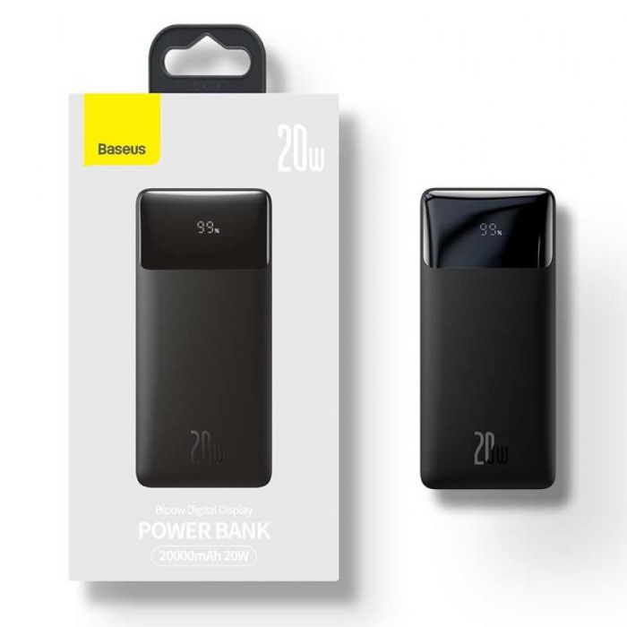 Baseus Bipow Digital Display 20000 mAh 20W Black