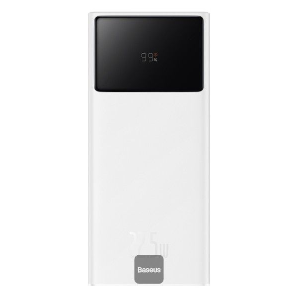 Power Bank портативне зарядне Baseus Star Lord Display 22.5Вт 20000 mAh white
