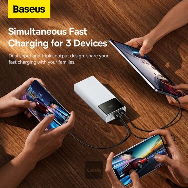 Baseus Star Lord Display 22.5Вт 20000 mAh white